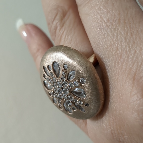 Prime Art & Jewel Rose Gold Plated Cocktail Ring - Picture 9 of 15